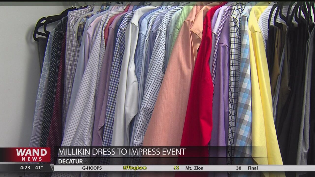 Millikin making free professional clothing available to students through donations